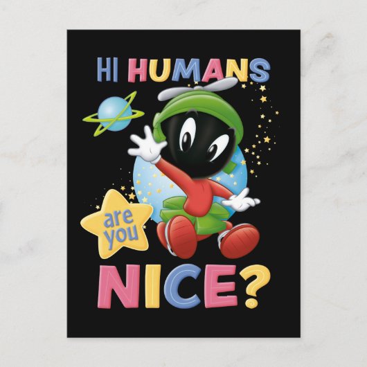 ベビーMARVIN THE MARTIAN™|ハイヒューマンズ インビテーションポストカード (正面)