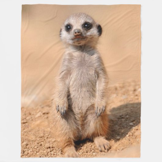 ベビーMEERKAT フリースブランケット (正面)
