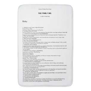 ベビーMSDSのバス・マット バスマット