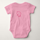 ベビーMummert ベビーボディスーツ (裏面)