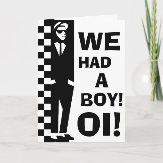 ベビーoiアナウンス（ska失礼な少年） 案内状 (正面)