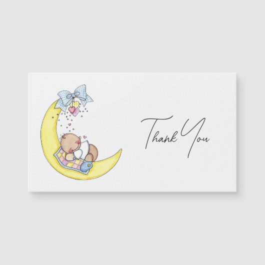 ベビーon moon月デザインエレガント台本ありがとう (正面)