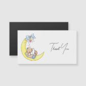 ベビーon moon月デザインエレガント台本ありがとう (正面/裏面)