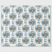 ベビーOtter Its a Boy Baby Shower ラッピングペーパー (フラット)