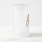 ベビーPuggleが付いている曇らされたマグ フロストグラスビールジョッキ (中央)