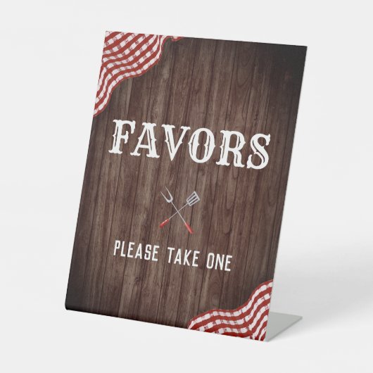 ベビーQコードシャワーBBQデコレーションはサインを引き立てる 台座サイン