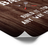 ベビーQコードシャワーBBQデコレーションホットドッグバー ポスター (角)