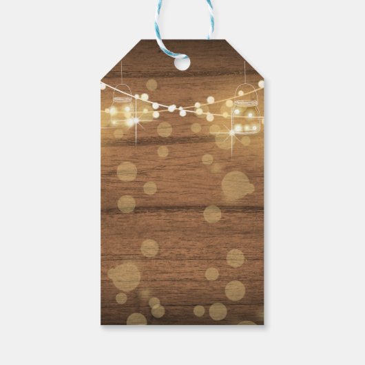 ベビーQコードバーベビーシャワーギフトラベルありがとう ギフトタグ (裏面)