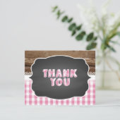 ベビーQサンキューカード-ピンク シーズンカード (スタンド正面)