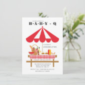 ベビーQニュートラルベビーシャワー招待状 招待状 (スタンド正面)