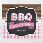 ベビーQビールボトルラベル – Lt. Pink ビールラベル (シングルラベル)