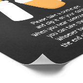 ベビーQビールボーイ赤ちゃんシャワー言わないベビーゲーム ポスター (角)