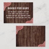 ベビーQピクニックベイビーシャワーブックベビー挿入用 エンクロージャーカード (正面/裏面)