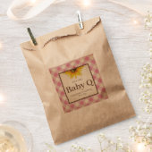 ベビーQピンクジンガム&ひまわり フェイバーバッグ (クリップ留めされた状態)