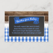 ベビーQブック/おむつ/ワイプ(ベビーカード用) – 青 エンクロージャーカード (正面)