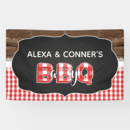 ベビーQベビーシャワーバナー – 赤 横断幕