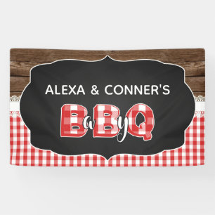 ベビーQベビーシャワーバナー – 赤 横断幕