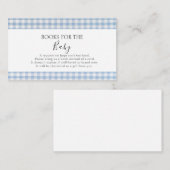 ベビーQベビーシャワーバーベキューボーイブルー エンクロージャーカード (正面/裏面)