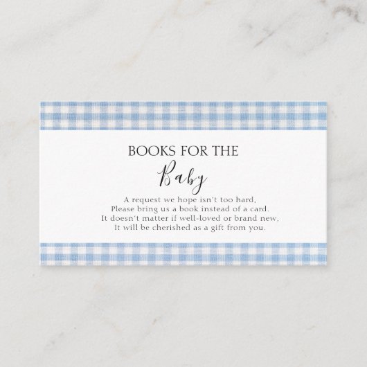 ベビーQベビーシャワーバーベキューボーイブルー エンクロージャーカード (正面)