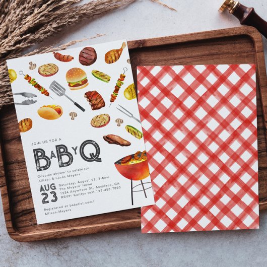 ベビーQベビーシャワー招待状 |共同ベビーシャワー 招待状