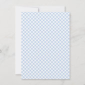 ベビーQボーイズ赤ちゃんシャワー 招待状 (裏面)