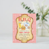 ベビーQ BBQバーベキュー予算ベビーシャワー招待 (スタンド正面)