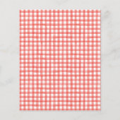 ベビーQ BBQバーベキュー予算ベビーシャワー招待 (裏面)