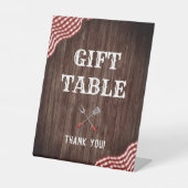 ベビーQ BBQベビーシャワーギフトテーブルサイン 台座サイン (正面)