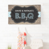 ベビーQ BBQベビーシャワーバナーブルー 横断幕 (インサイチュ)