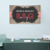 ベビーQ BBQベビーシャワーバナー 横断幕 (トレードショー)