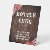 ベビーQ BBQベビーシャワーボトルチャグゲームサイン 台座サイン (正面)