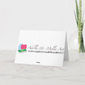 ベビーRhino::誕生日の挨拶 カード (裏面)