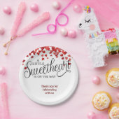 ベビーSHOWERTableware||ハート|sweetheart ペーパープレート (パーティー)