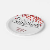 ベビーSHOWERTableware||ハート|sweetheart ペーパープレート (アングル)