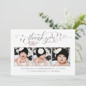 ベビーSIP & SEEありがとう誕生のお知らせ 招待状 (スタンド正面)