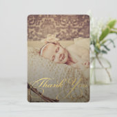ベビーSip & See Thank You Birth Announcement 招待状 (スタンド正面)