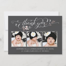 ベビーSip & See Thank You Birth Announcement 招待状