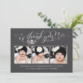 ベビーSip & See Thank You Birth Announcement 招待状 (スタンド正面)