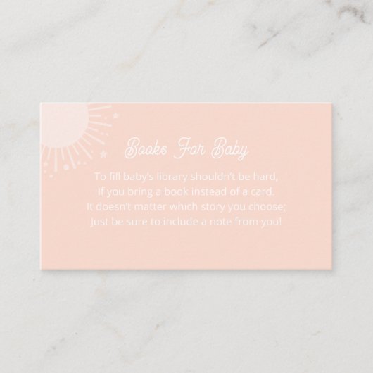 ベビーSun Enclosureカード用の書籍 エンクロージャーカード (正面)