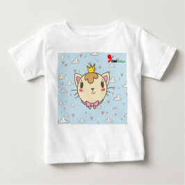 ベビーTシャツかわいい猫デザイン – かわいい ベビーTシャツ