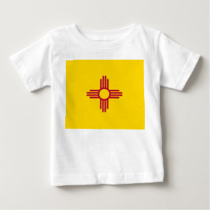 ベビーTシャツとニューメキシコ州旗 ベビーTシャツ