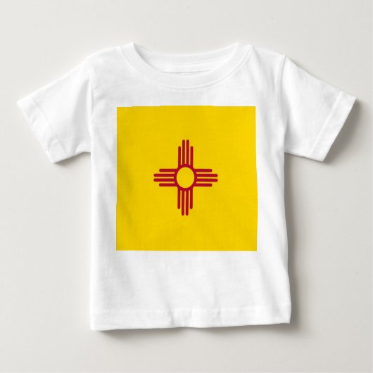 ベビーTシャツとニューメキシコ州旗 ベビーTシャツ (正面)