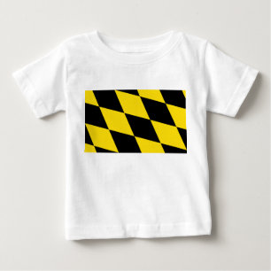 ベビーTシャツとミュンヘン州旗,ドイツ ベビーTシャツ