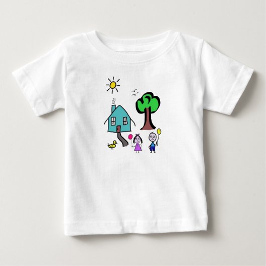 ベビーTシャツの世界キッズ ベビーTシャツ (正面)