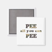 ベビーTシャツを覗き見 マグネット (正面/裏面)