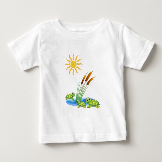 ベビーTシャツカメ ベビーTシャツ (正面)