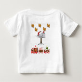 ベビーTシャツクリスマス ベビーTシャツ (裏面)