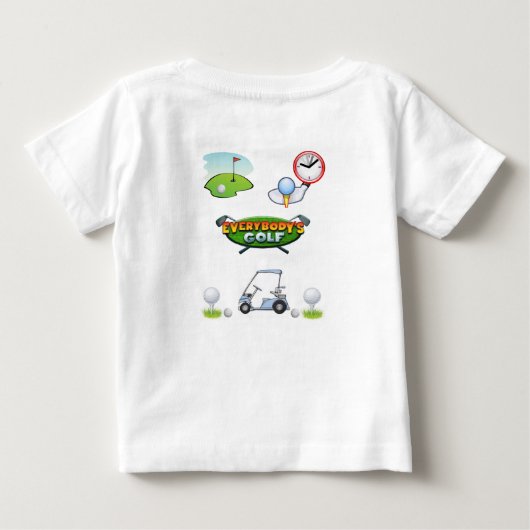 ベビーTシャツゴルフ ベビーTシャツ (裏面)