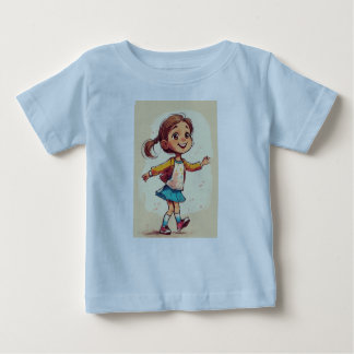 ベビーTシャツデザイン: 女の子の喜び ベビーTシャツ