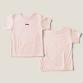 ベビーTシャツ (デザイン正面&裏面)